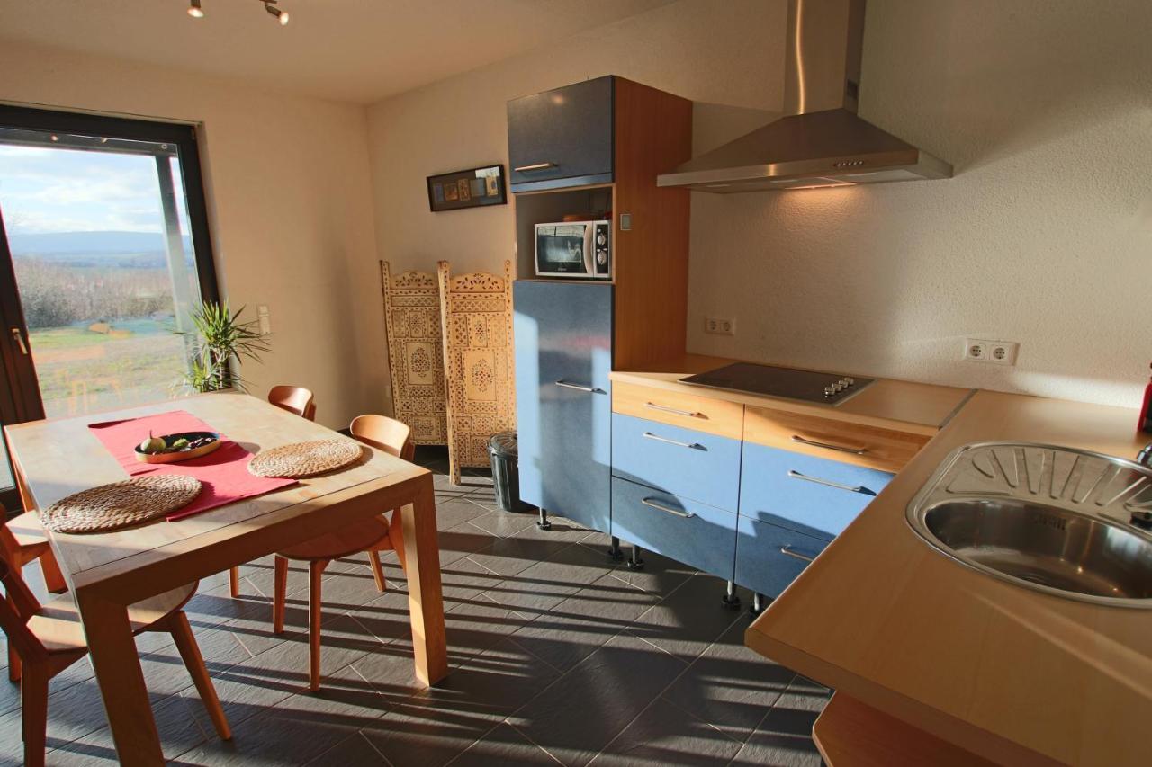 Hunsrück Valley View Apartment with Cedar SAUNA Bruschied Exterior foto